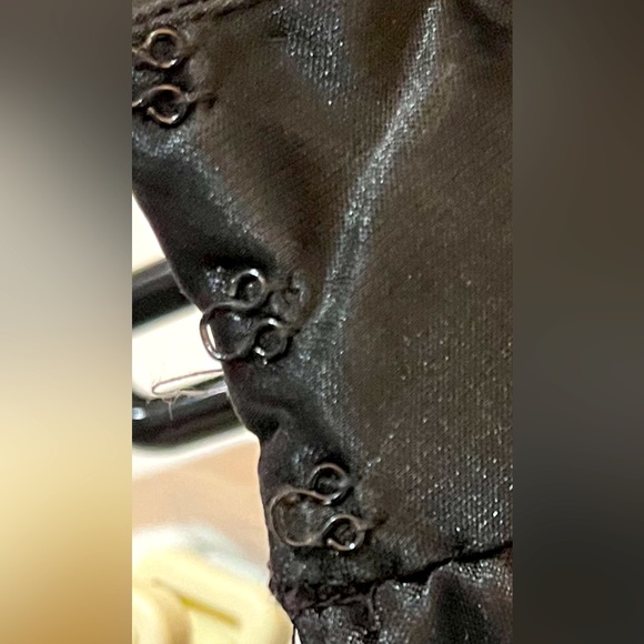 Adrianna Papell Evening Gown. Black lining with dark brown sequins. Size 8. - Picture 11 of 12